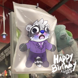 asphyxiation bag blue_face breath_play breathing clothing doll erection imminent_death male plastic_bag pokemon_plushie prize prize_counter solo suit toy trapped mrdarknesswolf nintendo pokemon roquemapache bulbasaur generation_1_pokemon mammal pokemon_(species) procyonid raccoon 1:1 content_warning hi_res