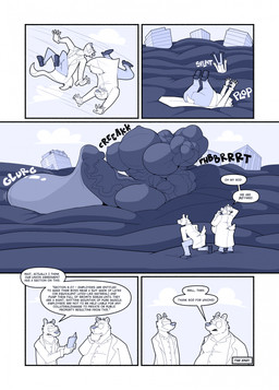 anthro balls balls_expansion balls_growth big_balls big_moobs big_muscles big_penis bodily_fluids bodysuit book ceo clothed clothed_anthro clothed_male clothing coat cum destroyed_building dialogue ejaculation excessive_cum excessive_feces excessive_genital_fluids expansion eyewear feces fully_clothed fully_clothed_anthro fully_clothed_male genital_expansion genital_fluids genital_growth genitals glasses group growth holding_book holding_object huge_balls huge_moobs huge_muscles huge_penis hyper hyper_balls hyper_cum hyper_feces hyper_genitalia hyper_growth hyper_moobs hyper_muscles hyper_penis lab_coat latex latex_bodysuit latex_clothing latex_skinsuit male moobs muscle_growth muscular muscular_anthro muscular_male penis penis_enlargement penis_expansion penis_growth pooping pooping_on_self scientist skinsuit speech_bubble text tight_clothing topwear trio wearing_glasses weight_gain ruffythelion cobalt_giovanola dr._gene_n._sime dr._paul_aylmer canid canine canis mammal wolf 2025 comic english_text hi_res multiple_scenes
