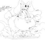 anthro belly belly_inflation big_belly big_breasts big_pussy black_sclera blush bodily_noises breasts clicking close_to_bursting dialogue different_sound_effects expansion_sound_effect extended_sound_effect female fwomp genitals huge_belly huge_breasts huge_hips huge_thighs hyper hyper_hips inflation leaking long_ears nipples offscreen_character onomatopoeia pussy rumbling_stomach solo sound_effect_variant sound_effects swelling text thick_thighs wide_hips garuda_six nintendo pokemon generation_4_pokemon lagomorph leporid lopunny mammal pokemon_(species) 2022 digital_media_(artwork) english_text