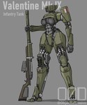 abs anthro big_breasts breasts faceless female gun machine muscular muscular_female ranged_weapon solo tank_(vehicle) under_boob vehicle weapon object0fdesire humanoid living_machine living_tank living_vehicle absurd_res hi_res