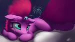 broken_horn eye_scar eyebrows eyelashes facial_scar female feral fireworks floppy_ears hair hooves horn lying nude on_front pink_hair scar short_hair smile solo teal_eyes auroriia friendship_is_magic hasbro my_little_pony my_little_pony:_the_movie_(2017) mythology tempest_shadow_(mlp) equid equine mammal mythological_creature mythological_equine unicorn 2018 absurd_res hi_res portrait signature