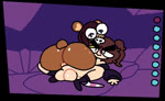 anal anal_penetration anthro anthro_on_top anthro_penetrated balls big_penis bodily_fluids bottomless bottomless_anthro bottomless_male brown_body brown_fur brown_hair bubble_butt butt clothed clothing clothing_around_one_leg cowgirl_position cum cum_in_ass cum_inside cum_meter cum_on_own_penis cum_on_penis cum_on_self discarded_clothing duo erection eyewear footwear from_front_position fur genital_fluids genitals glasses hair human_on_anthro human_on_bottom human_penetrating human_penetrating_anthro interspecies knee_highs knee_socks legwear looking_pleasured lying male male/male male_on_anthro male_on_bottom male_on_human male_on_top male_penetrated male_penetrating male_penetrating_anthro male_penetrating_male on_back on_bottom on_top panties panties_around_one_leg panties_down partially_clothed penetration penile penile_penetration penis penis_in_ass sex sharp_teeth socks teeth underwear underwear_around_one_leg underwear_down white_body white_skin superiorfox danny_(somescrub) scrub_(somescrub) bear human mammal 2d_animation animated no_sound short_playtime webm