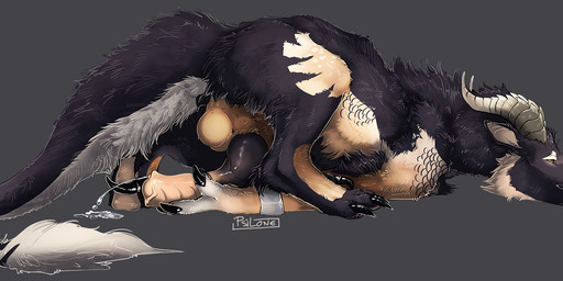 animal_genitalia animal_penis arm_tuft balls black_body black_claws black_fur black_penis bodily_fluids brown_body brown_fur cheek_tuft claws cum cum_on_ground cumshot digitigrade ejaculation elbow_tuft equine_genitalia equine_penis erection facial_horn facial_tuft feral finger_claws fluffy fur genital_fluids genitals grey_background holding_own_penis holding_penis horn hybrid_genitalia hybrid_penis knot knotted_equine_penis knotted_penis male male_feral masturbation multicolored_body multicolored_fur multicolored_penis nose_horn penis penis_backwards ridged_knotted_penis ridged_penis simple_background solo tail tail_tuft tan_balls tan_penis toe_claws tuft white_body white_fur wristband yellow_eyes i-psilone ember_(trey.embershade) felkin 2024 hi_res