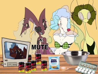 armless beverage_can blind crt disability ear_piercing ear_ring female feral group piercing ring_piercing simple_background standing white_body risadesenhalixo game_freak nintendo pokemon risk_of_rain coelha_(risadesenhalixo) doratiotto_(risadesenhalixo) nonna_(risadesenhalixo) shisso_(risadesenhalixo) aquatic arthropod centipede generation_4_pokemon generation_5_pokemon generation_7_pokemon humanoid insect lagomorph leavanny leporid lopunny mammal mantis myriapod pinniped pokemon_(species) primarina rabbit scolipede sea_lion 2d_animation animated short_playtime sound video
