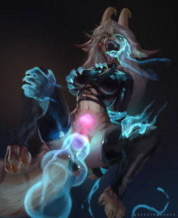 animal_genitalia animal_penis anthro arms_tied balls bodily_fluids bound breasts canine_genitalia canine_penis clothing detailed_background disembodied_hand disembodied_penis female female_anthro female_penetrated genitals ghost_hand glowing glowing_genitalia glowing_penis inside knot latex latex_clothing male male/female male_penetrating male_penetrating_female mawplay open_mouth penetration penis saliva sex spread_legs spreading tongue tongue_out torn_clothing vaginal vaginal_penetration vulva conditional_dnp reddyrennard miten_(caramelkibby) domestic_cat felid feline felis mammal hi_res