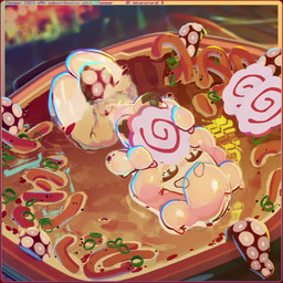 abdominal_bulge advertisement big_breasts bouncing_breasts breasts deep_penetration egg explosion female feral food large_penetration navel nipple_tape nipple_tape_only noodles partially_submerged pasties penetration ramen_bowl sex small_waist tape tentacle_in_vagina tentacle_penetration tentacle_sex tentacles translucent translucent_body vaginal vaginal_penetration wide_hips flavoursarthole sound_warning egg_(lemyawn) aquatic cephalopod coleoid food_creature food_humanoid humanoid mollusk octopodiform octopus 1:1 2025 2d_animation animated censored full_version_at_paywall huge_filesize long_playtime mosaic_censorship preview sound video