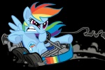 blue_body blue_feathers blue_fur feathered_wings feathers female feral fur hair kart multicolored_hair rainbow_hair simple_background solo transparent_background vehicle wings theartrix friendship_is_magic hasbro my_little_pony mythology rainbow_dash_(mlp) equid equine mammal mythological_creature mythological_equine pegasus alpha_channel