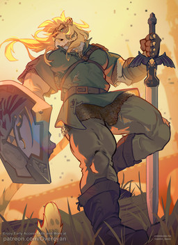 anthro biped blonde_hair boots clothed clothing eyebrows footwear green_eyes hair long_hair male muscular muscular_anthro muscular_male muscular_thighs pink_nose shoes solo tail thick_eyebrows overcyan patreon felid lion mammal pantherine 2025 absurd_res colored hi_res signature