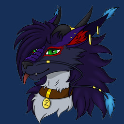 accessory anthro blep collar ear_piercing ear_ring female fur green_eyes hair horn horn_jewelry horn_ring jewelry piercing purple_body purple_fur purple_hair ring_(jewelry) ring_piercing solo tongue tongue_out whiskers white_body white_fur hunamarts mythology hunam dragon eastern_dragon mythological_creature mythological_scalie scalie 1:1 alpha_channel cel_shading headshot_portrait portrait shaded