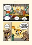 anthro canid canine canis coin comic comic_panel diamond_(gem) dreamworks duo english_text feral gem gold_(metal) hi_res jewelry male mammal mr._snake_(the_bad_guys) mr._wolf_(the_bad_guys) necklace pearl_(gem) pearl_necklace reptile ruby_(gem) saran_kit scalie snake speech_bubble text the_bad_guys wolf young