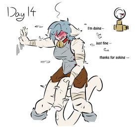 Rating: e
ID: 5642954
Date: 2025-06-14 22:41:47 -0400
Status: active
Score: 44
absurd_res anthro balls bandage big_penis blue_hair blush bodily_fluids bottomwear bottomwear_down breasts clothed clothing count day_count domestic_cat english_text erection felid feline felis frustrated genital_fluids genitals gynomorph hair hi_res holding_penis huge_penis humanoid_genitalia humanoid_penis intersex leaking_precum lia_(notsafeforweh) mammal meme muscular muscular_gynomorph muscular_intersex nipples no_nut_november notsafeforweh nude number orgasm_denial pants pants_down partially_clothed penis pent_up precum shaking solo speech_bubble standing text white_body post #5642954