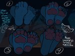 4_toes 5_toes claws countershade_feet countershading dialogue digitigrade feet foot_focus humanoid_feet night pawpads plantigrade plantigrade_pawpads sky solo_focus star starry_sky text toe_claws toes lazier_boi night_in_the_woods bea_santello mae_borowski crocodilian domestic_cat felid feline felis mammal reptile scalie 2025 absurd_res english_text hi_res