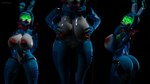 anthro blue_body bow_tie breasts curvy_figure female glowing glowing_eyes green_eyes machine nipples sagging_breasts solo lordchica_(artist) five_nights_at_freddy's five_nights_at_freddy's_2 scottgames toy_bonnie_(fnaf) toy_bonnie_(psychojohn2) animatronic lagomorph leporid mammal rabbit robot 16:9 3d_(artwork) 4k absurd_res digital_media_(artwork) hi_res widescreen