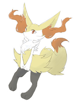 3_fingers 3_toes ambiguous_anthro ambiguous_gender anthro arm_tuft biped black_body black_nose cheek_tuft chest_tuft digitigrade dipstick_tail dutch_angle eyelashes facial_tuft feet fingers flat_chested fluffy fluffy_tail front_view fur hip_tuft inner_ear_fluff looking_at_viewer markings mouth_closed multicolored_body multicolored_fur nude_ambiguous nude_anthro orange_body orange_eyes orange_fur orange_inner_ear_fluff orange_tail_tip pointy_ears prick_ears shoulder_tuft simple_background solo standing tail tail_markings tapering_snout toes tuft two_tone_tail white_background white_body white_fur yellow_body yellow_fur yellow_tail ska_siyu nintendo pokemon braixen canid generation_6_pokemon mammal pokemon_(species) 2019 colored colored_sketch digital_drawing_(artwork) digital_media_(artwork) flat_colors full-length_portrait hi_res portrait sketch