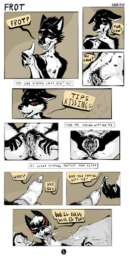andromorph anthro bat_wings bodily_fluids broken_condom condom condom_refusal dripping_vulva duo first_person_view foreskin genital_fluids genitals gesture heart_gesture imminent_frotting intersex intersex/male inviting_to_sex male membrane_(anatomy) membranous_wings nude penis precum presenting_clitoris removing_condom sexual_barrier_device solo species_transformation text transformation wings obrien_(artist) boy_kisser_(meme) canid canine demon fox mammal red_fox true_fox 1:2 comic english_text hi_res meme