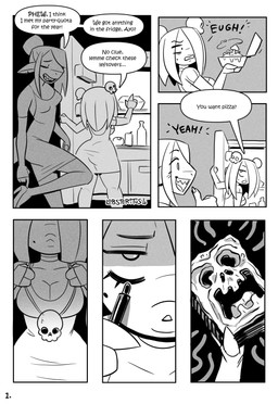 6_panel_comic annoyed anthro appliance applying_makeup book border box breasts butt choker cleavage clothed clothing container dialogue dress duo ear_piercing ear_ring eye_through_hair eyebrow_through_hair eyebrows eyelashes eyes_closed female fingers food fridge fully_clothed hair hair_over_eye happy holding_book holding_box holding_container holding_object inside jewelry kitchen_appliance lips makeup medium_hair mole_on_cheek mouth_closed necklace open_mouth open_smile personal_grooming piercing ponytail ring_piercing sharp_teeth slim smile snout speech_bubble standing teeth text thick_lips thick_thighs tongue translucent translucent_hair white_border lobsteritus ayo_(lobsteritus) rosebud_(lobsteritus) aquatic fish human mammal shark 2026 artist_name clip_studio_paint_(artwork) comic dated digital_media_(artwork) english_text greyscale hi_res monochrome trans_(lore) trans_woman_(lore)