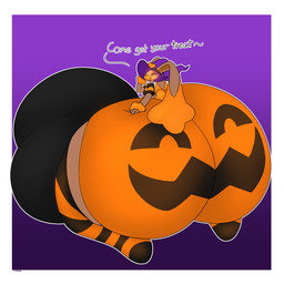 anthro balls big_balls big_bulge big_butt big_penis black_clothing black_crop_top black_footwear black_legwear black_panties black_sclera black_shirt black_socks black_thigh_highs black_thigh_socks black_topwear black_underwear border bottomwear brown_ears bulge butt clothing crop_top femboy footwear genitals glowing glowing_eyes hand_on_butt hand_on_own_butt hat headgear headwear holidays huge_balls huge_bulge huge_butt huge_penis huge_thighs hyper hyper_balls hyper_bulge hyper_butt hyper_genitalia hyper_lips hyper_penis hyper_thighs kneeling legwear lips looking_at_viewer looking_back looking_back_at_viewer male orange_bottomwear orange_clothing orange_crop_top orange_ears orange_eyes orange_footwear orange_legwear orange_lips orange_nose orange_shirt orange_shorts orange_socks orange_thigh_highs orange_thigh_socks orange_topwear panties pattern_clothing pattern_crop_top pattern_legwear pattern_socks pattern_thigh_highs pattern_thigh_socks penis purple_background purple_clothing purple_hat purple_headwear shirt shorts simple_background smile smiling_at_viewer socks solo talking_to_viewer text thick_lips thick_thighs thigh_highs thigh_socks tight_clothing topwear underwear white_border witch_hat cheeki halloween nintendo pokemon ethan_(reathe) generation_4_pokemon lagomorph leporid lopunny mammal pokemon_(species) rabbit 1:1 2025 absurd_res colored digital_media_(artwork) english_text hi_res shaded signature