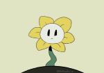 angry flower male plant solo atatochirio undertale undertale_(series) flowey_the_flower elemental_creature flora_fauna flower_creature animated short_playtime