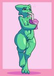 2021 anthro aphrodisiac aphrodisiac_beverage autopenetration bodily_fluids breasts clitoral clitoral_fingering clitoral_masturbation clitoris drinking drinking_straw female genital_fluids genitals green_body green_scales hi_res horny_juice juice_box kobold kobold_adventure masturbation minnosimmins moe_(kobold_adventure) nipples non-mammal_breasts non-mammal_nipples nude penetration prehensile_tail purple_eyes pussy scales solo straw_in_mouth tail tail_fetish tail_in_own_pussy tail_in_pussy tail_insertion tail_masturbation tail_play vaginal vaginal_fluids vaginal_penetration