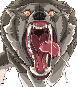 ambiguous_gender attack black_lips bodily_fluids fangs feral fur gaping_mouth grey_body grey_fur lips mouth_shot open_mouth saliva saliva_string sharp_teeth simple_background snarling solo teeth tongue tongue_out white_background yellow_eyes wolftapioca canid canine canis mammal wolf hi_res