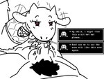 2024 anthro balls bedroom_eyes blush bodily_fluids boss_monster_(undertale) bouncing_ears clothing cum cum_in_sex_toy cum_inside duo ejaculation english_text female female_focus first_person_view genital_fluids genitals handwear heart_symbol horn human lidded_eyes looking_at_viewer male male/female male_pov mammal maroon_eyes mature_female narrowed_eyes oral oral_penetration oven_mitts penetrable_sex_toy penetration penis pubes red_eyes roleplay rrotzu seductive sex sex_toy simple_background sketch technical_handjob text tongue tongue_out toriel toriel_oven_mitt toying_partner undertale_(series) vein veiny_penis white_background