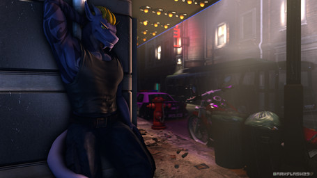 alley anthro arm_tattoo bedroom_eyes blonde_hair bottomwear clothing denim denim_bottomwear denim_clothing detailed_background fingers grey_body grey_scales hair hand_behind_head horn jeans looking_at_viewer male motorcycle muscular muscular_anthro muscular_male narrowed_eyes outside pants raining scales seductive shirt smile solo tail tank_top tattoo teeth text topwear vehicle yellow_eyes darkflash23 european_mythology mythology jaren_(foxyrexy) dragon mythological_creature mythological_scalie scalie western_dragon 16:9 2021 3d_(artwork) artist_name digital_media_(artwork) hi_res source_filmmaker_(artwork) widescreen