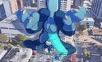 3_toes anthro anus balls big_balls big_butt big_feet big_penis biped blue_body blue_scales butt city claws erection feet genitals glans glowing glowing_genitalia glowing_penis huge_penis humanoid_genitalia humanoid_penis hyper hyper_genitalia hyper_penis legs_above_head licking macro male medial_ring muscular muscular_anthro muscular_male nude outdoor_nudity outside paws penis public public_erection scales self_lick solo tail toe_claws toes tongue upside_down nitrosimi96 european_mythology mythology nighdruth_(character) dragon mythological_creature mythological_scalie scalie western_dragon digital_media_(artwork) hi_res