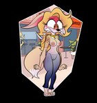 3_toes anthro areola barefoot blush breasts clothing collar disappearing_clothing embarrassed feet female forced_nudity_collar genitals gold_(metal) gold_collar hair long_ears long_hair metal_collar nipples paws pussy solo tail toes translucent translucent_clothing wide_hips zarnacius naked_penny penny_fenmore canid canine fennec_fox fox mammal true_fox hi_res