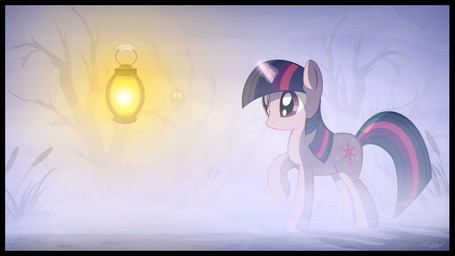 ambiguous_gender black_border border cutie_mark female feral fog fur glowing hair horn lamp lantern light magic multicolored_hair pink_hair plant purple_body purple_eyes purple_fur purple_hair quadruped silhouette simple_background solo tail tree two_tone_hair wood yellow_eyes gign-3208 friendship_is_magic hasbro my_little_pony mythology twilight_sparkle_(mlp) avian bird equid equine mammal mythological_creature mythological_equine owl unicorn 16:9 2012 hi_res signature widescreen