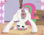 2013 absurd_res anus bent_over bloss blossomforth_(mlp) blue_eyes cervix clitoris cutie_mark english_text equine female feral flexible freckles friendship_is_magic fur gaping gaping_anus gaping_pussy hair hi_res horse looking_at_viewer mammal my_little_pony pony presenting pussy smile solo spreading teats text two_tone_hair urethra white_fur
Rating: Explicit
Score: 19
User: Falord
Date: April 25, 2013
