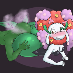 5_fingers ambiguous_gender anal big_butt biped bite biting_lip biting_own_lip blush body_worship breasts brown_eyes bubble_butt butt butt_grab butt_worship cleavage clothed clothing duo embarrassed enjoying_farts eyebrows face_in_ass faceless_ambiguous faceless_character faceless_human fart fart_cloud fart_fetish farting_on_face female female/ambiguous female_focus fingers flower green_body green_skin hand_on_another's_butt hand_on_butt hanging_breasts huge_butt human_on_humanoid humanoid_hands interspecies looking_back looking_pleasured lying medium_breasts nose_to_anus not_furry nude on_front one_eye_closed onomatopoeia oral pink_fart_cloud plant pokephilia pseudo_clothing purple_background reluctant scent_play self_bite shy side_view simple_background sniffing sound_effects straining text thick_eyebrows white_body wide_hips sunflower_of_evil nintendo pokemon anon elemental_creature flora_fauna florges generation_6_pokemon human humanoid mammal pokemon_(species) red_flower_florges 1:1 2017 archived_source digital_media_(artwork) unavailable_at_source