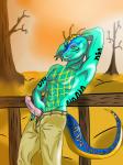 anthro brown_eyes claws genitals humanoid_hands knot looking_at_viewer male penis smile solo crystal_knight_(artist) jojo's_bizarre_adventure diego_brando scary_monsters dinosaur dromaeosaurid prehistoric_species reptile scalie stand_(jjba) theropod utahraptor 3:4 hi_res meme