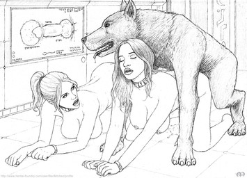 all_fours animal_genitalia bestiality bodily_fluids breasts butt cervical_penetration collar cum cum_pool doggystyle drooling erection eyes_closed female female_on_feral female_penetrated feral feral_on_top feral_penetrating feral_penetrating_female feral_penetrating_human from_behind_position fur genital_fluids genitals group group_sex hair human_on_bottom human_on_feral human_penetrated internal interspecies knot knotting long_hair male male/female male_on_human male_penetrating male_penetrating_female male_penetrating_human mounting nipples nude open_mouth penetration penis saliva screen sex text tongue tongue_out uterus vaginal vaginal_penetration vulva ben_morbez canid canine canis domestic_dog human mammal black_and_white monochrome