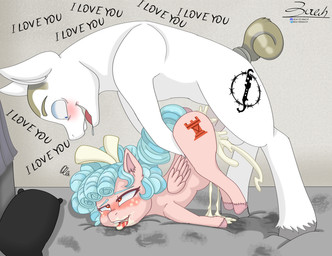 abdominal_bulge accessory adult_on_young age_difference ahegao ambiguous_penetration animal_genitalia animal_penis back_wings balls bed bed_sheet bedding bedroom_sex blonde_hair blue_eyes blue_hair blush blushing_profusely bodily_fluids bow_ribbon butt cross-eyed cum cum_in_mouth cum_inside cutie_mark dialogue doggystyle duo ejaculation equine_genitalia equine_penis excessive_cum excessive_genital_fluids eye_roll feathered_wings feathers female feral fetlocks freckles from_behind_position fucked_silly fucked_to_exhaustion fur furniture genital_fluids genitals grin hair hair_accessory hair_bow hair_ribbon holding_butt hooves i_love_you insane insane_eyes looking_pleasured male male/female obsessed overwhelmed penetration penis pillow pink_body pink_fur red_eyes ribbons saliva saliva_string sex shaved_head side_view size_difference smile stained_sheets text tired tongue tongue_out white_body white_fur wings young young_female young_feral younger_penetrated conditional_dnp zer0rebel4 discord_(app) friendship_is_magic hasbro my_little_pony mythology telegram cozy_glow_(mlp) fan_character earth_pony equid equine horse mammal mythological_creature mythological_equine pegasus pony absurd_res cel_shading english_text hi_res shaded story story_in_description