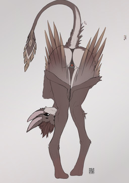 4_ears anthro black_sclera butt clothing digitigrade female female_anthro fluffy grey_body hair leg_tuft looking_at_viewer looking_back multi_ear multicolored_body panties qr_code short_hair simple_background skinny solo tail thigh_gap tuft two_tone_body underwear white_background white_body white_eyes ezzerd praise_da_booty_(meme) avali absurd_res hi_res