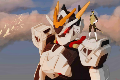 anthro machine male mecha solo sunset rapalien shima_laqi alien robot velocian