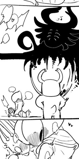 2_horns 4_horns 7_panel_comic ambiguous_gender anthro arthropod_abdomen arthropod_abdomen_genitalia arthropod_abdomen_vulva bandage black_eyes black_tentacles blush blush_lines bodily_fluids bottomless bottomless_anthro breath butt claws clothed clothed_anthro clothing confusion cowgirl_position cum cum_in_vagina cum_inside dominant dripping_vulva ejaculation female female_raping_maleherm fist forced from_front_position genital_fluids genitals group heart_symbol horn imminent_threesome intersex intersex/female larger_dom lying maleherm maleherm/female multi_genitalia multi_horn musical_note musical_symbol nude_taur on_back on_bottom on_top penetration penile penile_penetration pleased_expression rape scared sex shaking simple_background sinister_smile size_difference small_tail struggling sweat sweatdrop symbol tail tentacles text transformation tremble_lines tremble_spikes trembling trio vaginal_fluids vaginal_squirting vulva white_background white_body white_eyes white_head evil_otter hollow_knight_(franchise) team_cherry godseeker_(hollow_knight) pale_king_(hollow_knight) shade_lord_(hollow_knight) the_knight_(hollow_knight) arthropod arthropod_taur insect insect_taur shadow_creature taur vessel_(species) 2025 chinese_text comic digital_media_(artwork) hi_res long_image monochrome sketch tall_image translation_request father_(lore) father_and_child_(lore) incest_(lore) male_(lore) nonbinary_(lore) parent_(lore) parent_and_child_(lore)