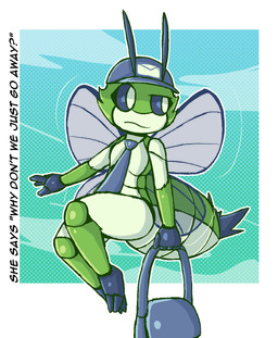 2_toes 4_wings 5_fingers accessory antennae_(anatomy) anthro arthropod_abdomen baseball_cap big_eyes black_body black_exoskeleton black_sclera border breasts clothing cloud day delivery_(commerce) delivery_employee exoskeleton eyelashes feet female fingers flying furgonomic_hat furgonomic_headwear furgonomics green_body green_exoskeleton grey_clothing grey_hat grey_headwear grey_necktie hat headgear headwear holding_bag insect_wings mostly_nude multi_wing necktie no_pupils outline outside postal_carrier postal_delivery sky small_breasts solo tan_body tan_exoskeleton text thick_thighs three-quarter_view toes white_border white_eyes white_outline wings lizardfungus malina_skye arthropod hawk_moth insect lepidopteran moth pellucid_hawk_moth 2026 aliasing cel_shading digital_media_(artwork) english_text full-length_portrait halftone hi_res portrait shaded