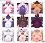 anthro areola bell bell_collar belly big_belly big_breasts black_areola black_nipples blue_areola blue_nipples bodily_fluids breasts brown_areola brown_nipples claws clothed clothing collar female fur hair hand_on_belly headgear heart_areola horn huge_breasts humanoid_pointy_ears lactating looking_at_viewer milk navel nipple_outline nipple_piercing nipples non-mammal_breasts non-mammal_nipples nude outie_navel piercing pink_areola pink_body pink_fur pink_nipples pointy_ears pregnant pregnant_anthro pregnant_female purple_areola purple_nipples scales simple_background smile solo tan_areola tan_nipples text white_areola white_body white_fur white_nipples wool_(fur) drxii cult_of_the_lamb friendship_is_magic hasbro idw_publishing kobold_quest massive_monster_(studio) my_little_pony my_little_pony:_the_movie_(2017) mythology sega sonic_the_hedgehog_(comics) sonic_the_hedgehog_(idw) sonic_the_hedgehog_(series) undertale undertale_(series) gooseberry_kobold kud-li_(drxii) lamb_(cult_of_the_lamb) lanolin_the_sheep_(sonic) red_crown_(cult_of_the_lamb) sif_(drxii) tempest_shadow_(mlp) toriel bear boss_monster_(undertale) bovid caprine elf equid equine giant_panda horse humanoid kobold mammal mythological_creature mythological_equine nushi pony reptile scalie sheep unicorn character_name digital_media_(artwork) english_text hi_res multiple_images url