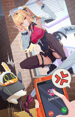 armwear black_clothing black_underwear blonde_hair bottomwear breasts clothed clothed_female clothed_humanoid clothing detached_sleeves detailed_background electronics female female_focus feral footwear fully_clothed fully_clothed_female fully_clothed_humanoid group hair humanoid_focus inside legwear light_body light_skin mostly_offscreen_human phone ponytail red_eyes shoes side_ponytail skirt surprised tail thigh_highs topwear underwear upskirt sable_mint mihoyo zenless_zone_zero chalky_(zenless_zone_zero) cissia_(zenless_zone_zero) eous_(zenless_zone_zero) animal_humanoid bangboo humanoid reptile reptile_humanoid scalie scalie_humanoid snake snake_humanoid thiren 2026 absurd_res hi_res