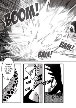 anthro boots clothing dialogue evolution_(transformation) explosion fancomic female fight footwear high_heeled_boots high_heels monster_girl_(genre) second_wind sharp_teeth shoes tail teeth text transformation saizuart one-punch_man one_(manga) raptora animal_humanoid humanoid lizard_humanoid monster reptile reptile_humanoid scalie scalie_humanoid comic english_text hi_res