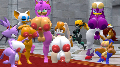 anthro anthrofied balls big_breasts big_penis blue_eyes breasts brown_body brown_fur brown_hair butt crossgender erect_nipples erection female flaccid foursome ftg_crossgender fti_crossgender fur genitals group group_sex gynomorph gynomorph/gynomorph hair handjob huge_breasts huge_penis humanoid_genitalia humanoid_penis hyper hyper_breasts hyper_genitalia hyper_penis intersex intersex/intersex mature_anthro mature_gynomorph mature_intersex nipples penile penis purple_body purple_fur sex vein veiny_penis segainfinity kabalmystic_(modeler) archie_comics nintendo sega sonic_riders sonic_the_hedgehog_(archie) sonic_the_hedgehog_(comics) sonic_the_hedgehog_(series) the_legend_of_zelda twilight_princess amy_rose blaze_the_cat midna rouge_the_bat sally_acorn vanilla_the_rabbit wave_the_swallow avian bat bird chipmunk eulipotyphlan ground_squirrel hedgehog hirundinid humanoid mammal oscine passerine rodent sciurid swallow_(bird) 16:9 3d_(artwork) digital_media_(artwork) hi_res source_filmmaker_(artwork) widescreen