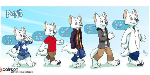 anthro black_clothing black_jacket black_pawpads black_topwear blue_bottomwear blue_clothing blue_eyes blue_pants blue_shirt blue_shorts blue_topwear bottomwear brown_bottomwear brown_clothing brown_pants brown_topwear closed_smile clothed clothing coat fur grey_clothing grey_jacket grey_topwear jacket male mouth_closed open_clothing open_jacket open_mouth open_smile open_topwear orange_clothing orange_topwear pants patreon_logo pattern_clothing pattern_topwear pawpads red_clothing red_shirt red_t-shirt red_topwear shirt shorts simple_background smile solo striped_clothing striped_topwear stripes t-shirt text topwear torn_bottomwear torn_clothing torn_pants white_body white_clothing white_coat white_fur white_topwear young young_anthro young_male pandapaco patreon pent canid canine mammal english_text url
