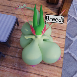 anthro anthrofied areola big_breasts big_butt breasts breed butt female glaring glaring_at_viewer green_body hands_on_hips high-angle_view hip_sway huge_breasts huge_butt impregnation_request looking_at_viewer looking_up looking_up_at_viewer nipples pokemorph shortstack solo speech_bubble stare tail thick_thighs wings darkdraketom nintendo pokemon kiwi_(darkdraketom) flygon generation_3_pokemon pokemon_(species) 1:1 3d_(artwork) 3d_animation animated blender_(artwork) digital_media_(artwork) hi_res no_sound short_playtime video
