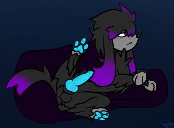animal_genitalia animal_penis balls canine_genitalia canine_penis erection feral fur genitals knot male narrowed_eyes nonchalant pawpads paws penis quadruped simple_background smug smug_face solo tail conditional_dnp heliofox nintendo pokemon canid canine canis furfrou generation_6_pokemon mammal natural_furfrou pokemon_(species) digital_media_(artwork) hi_res
