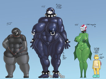abs accessory anthro areola armwear barbell_piercing big_breasts blotchy_areola breasts chain chart clothing cock_ring collar elbow_gloves eyelashes female genitals gloves handwear height_chart huge_breasts jewelry leaf leaf_arms leggings legwear long_eyelashes male muscular muscular_anthro muscular_female navel navel_piercing nipple_dip nipple_piercing nipples nude penis penis_accessory penis_jewelry piercing plant quads shell size_difference spiked_collar spikes stocky text thick_thighs vulva wide_hips perotoart mario_bros nintendo bullet_bill chain_chomp elemental_creature flora_fauna koopa koopa_troopa piranha_plant reptile scalie tortoise turtle english_text model_sheet