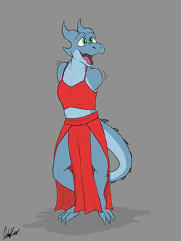 2_missing_limbs ambiguous_gender amputee anthro blue_body bottomwear clothing digitigrade disability femboy green_eyes happy missing_all_arms missing_arm open_mouth red_clothing simple_background skirt solo spade_tail tail tail_spines cfoxblu slate_(cfoxblu) kobold scalie 3:4 absurd_res colored hi_res nonbinary_(lore)