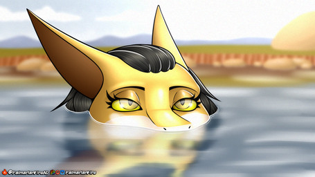 anthro eyelashes female lake solo palmarianfire mommy_palmarian_(shark_form) aquatic fish shark 16:9 hi_res meme widescreen