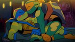 anthro anthro_on_anthro blush eyes_closed kerchief kissing male male/male rot_onsen rise_of_the_teenage_mutant_ninja_turtles teenage_mutant_ninja_turtles leonardo_(tmnt) michelangelo_(tmnt) box_turtle ornate_box_turtle pond_slider red-eared_terrapin reptile scalie terrapin turtle 16:9 widescreen brother_(lore) brothers_(lore) incest_(lore) sibling_(lore)