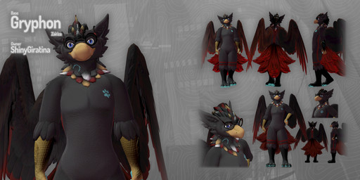 anthro biped eyewear front_view glasses looking_at_viewer male male_anthro pose rear_view side_view simple_background solo standing text wearing_glasses wings rycia mythology avian gryphon mythological_avian mythological_creature 2:1 3d_(artwork) absurd_res adobe_photoshop_(artwork) character_name digital_media_(artwork) english_description english_text hi_res huge_filesize model_sheet substance_painter_(artwork)